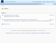 Tablet Screenshot of ilias.hs-rm.de